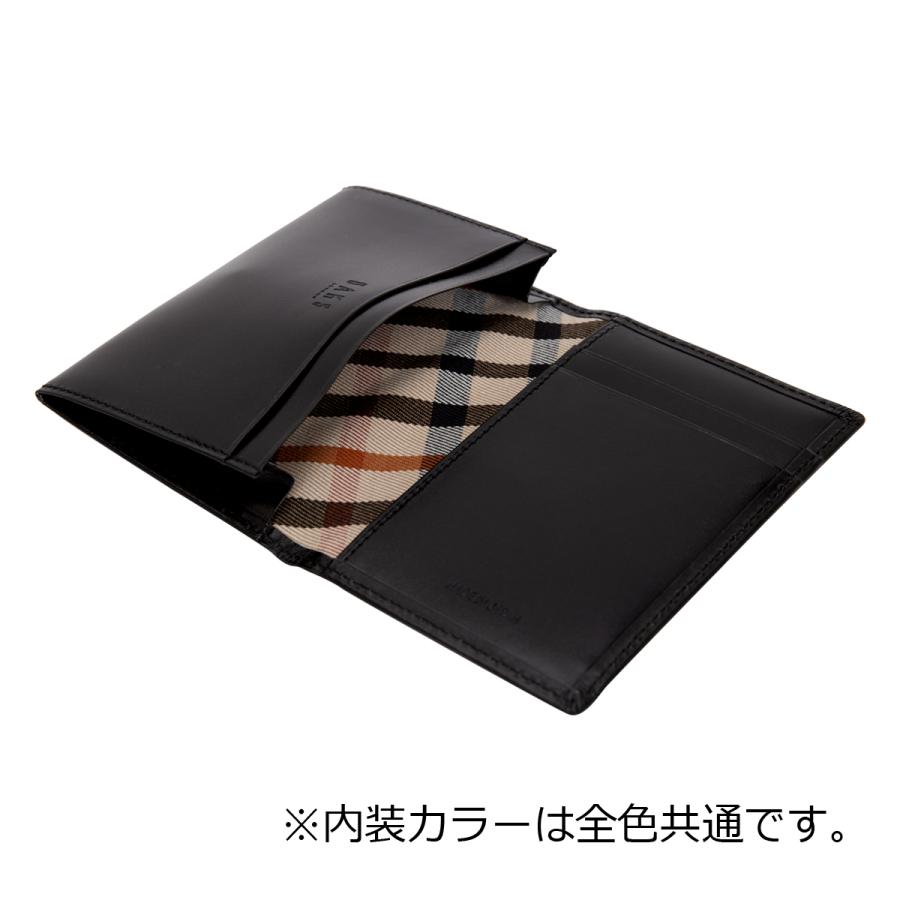 DAKS☆名刺入れ DAKS（ダックス） 名刺入れ luxe DP38410 DAKS 本革 メンズ : サックス