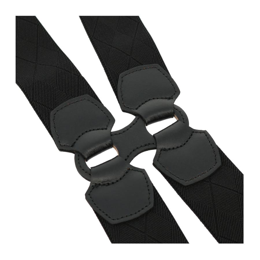 DAKS（ダックス） サスペンダー DS12790 メンズ 本革 レザー 日本製
