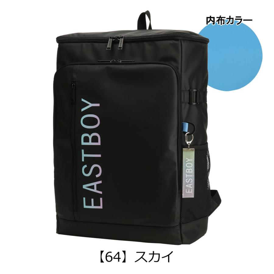 EASTBOY（イーストボーイ） リュック 30L B4 BOX型 クリア レディース