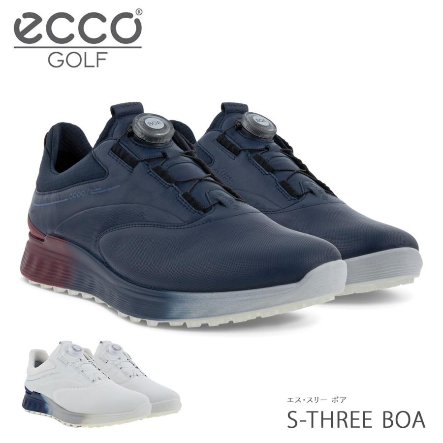 ecco（エコー） ゴルフ シューズ エススリー ボア スパイクレス 男性用
