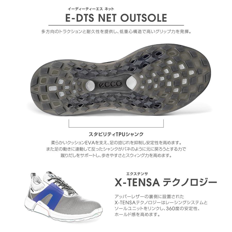 ecco エコー ゴルフ シューズ エルティーワン レース スパイクレス