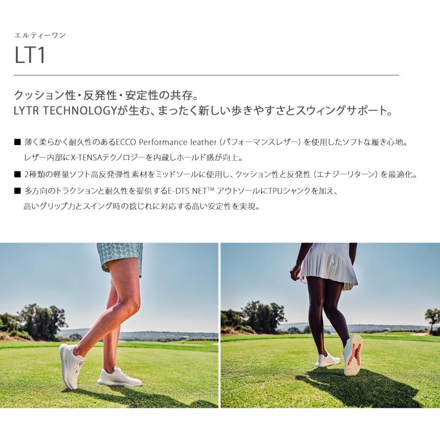 ecco（エコー） ゴルフ シューズ エルティーワン レース スパイクレス