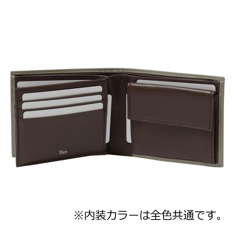 Fico（フィーコ） 財布 二つ折り 二つ折り財布 折り財布 メンズ 52001