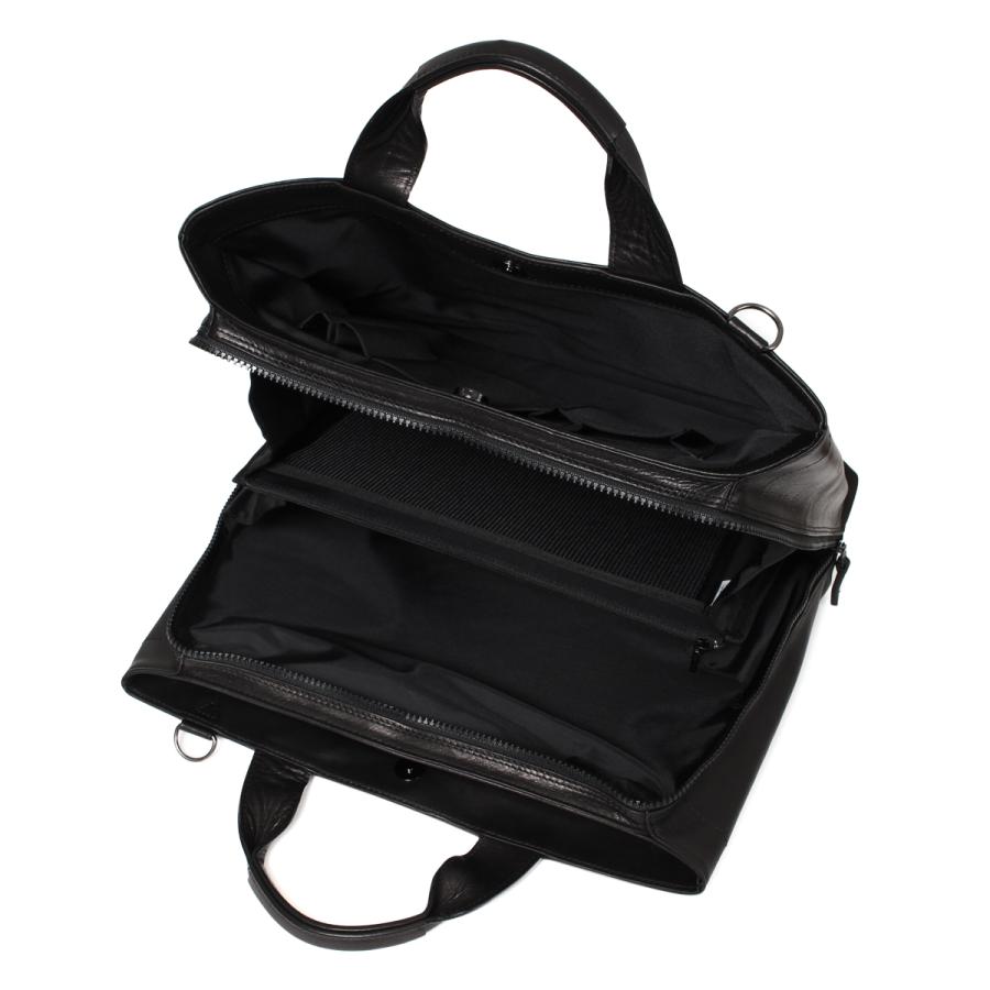 【FIGARO】本革オールレザー/ビジネスバッグ/鞄/黒/2way/A4収納可 FIGARO Paris フィガロ ブリーフケース A4 2WAY メンズ 日本製