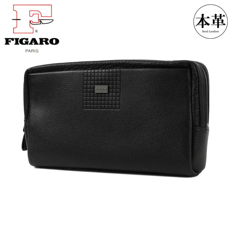 【商品レビューで+5%】フィガロ バッグ クラッチバッグ メンズ ブランド FIGARO アルル2 36194 セカンドバッグ メンズポーチ 多収納 牛革 本革 レザー 革 軽量 普段使い 通勤 ビジネス 旅行 トラベル レジャー 冠婚葬祭 結婚式 レディース カジュアル オシャレ 人気 FIGARO Paris（フィガロ パリ） フィガロ クラッチバッグ メンズ 36194