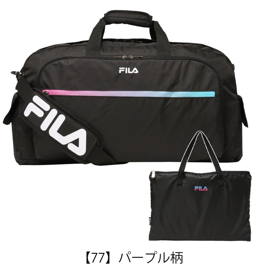 FILA（フィラ） ボストンバッグ 2WAY 50L 撥水 折りたたみ パッカブル
