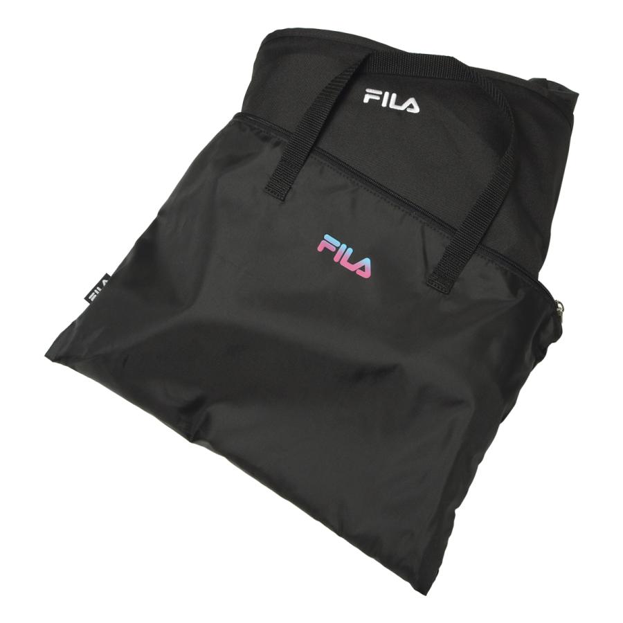 FILA（フィラ） ボストンバッグ 2WAY 60L 撥水 折りたたみ パッカブル