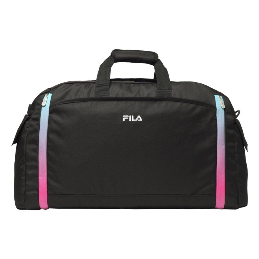 【美品】FILA 　フィラ　ゴルフバッグ　ブラック　2WAY FILA（フィラ） ボストンバッグ 2WAY 60L 撥水 折りたたみ パッカブル
