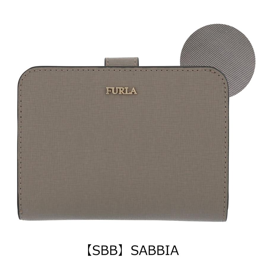 【未使用】フルラ　バビロン　二つ折り財布　グレージュ FURLA フルラ 二つ折り財布 バビロン レディース PBF8 牛革 本革