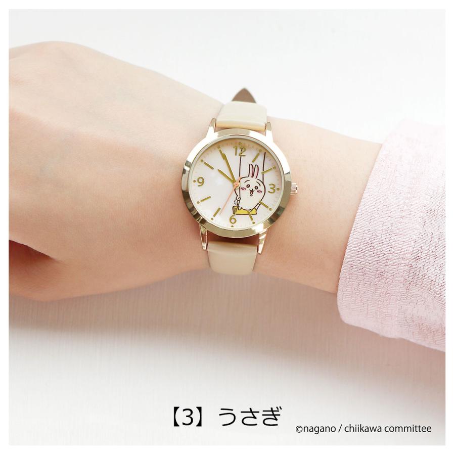 ちいかわ 腕時計 ハチワレ うさぎ CKW002 レザーベルト カジュアル