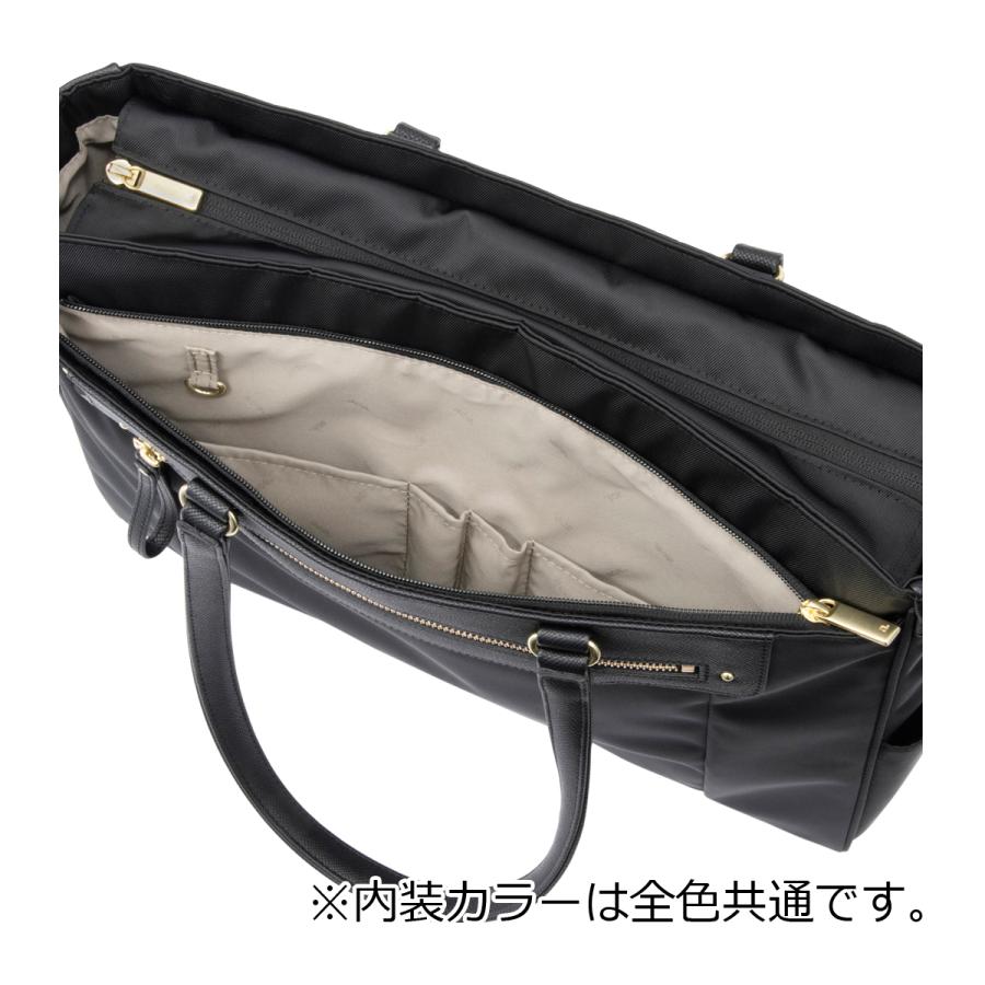 エースジーン トートバッグ 68701 ブラック ace.／エース ビエナ3 トートバッグ レディースビジネス A4 14.0