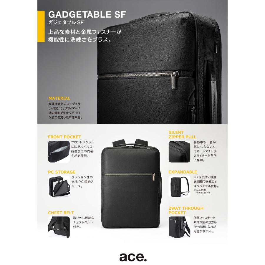 ace. GENE LABEL エースジーン リュック ビジネスリュック ビジネス