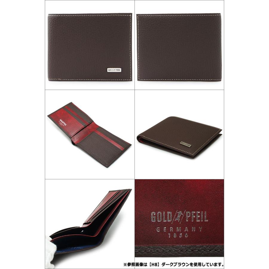 GOLD PFEIL（ゴールドファイル） 二つ折り財布 日本製 レザー GP24315