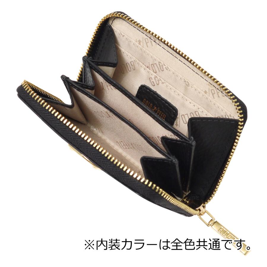 ⭐️PANDARGHINI ゴールド クロコ調ミニウォレット⭐️ ⭐️PANDARGHINI ゴールド クロコ調ミニウォレット⭐️ 【公式通販】