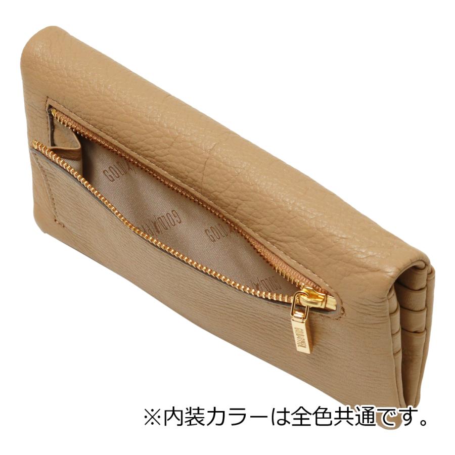 GOLD PFEIL（ゴールドファイル） 長財布 二つ折り 本革 二つ折り財布