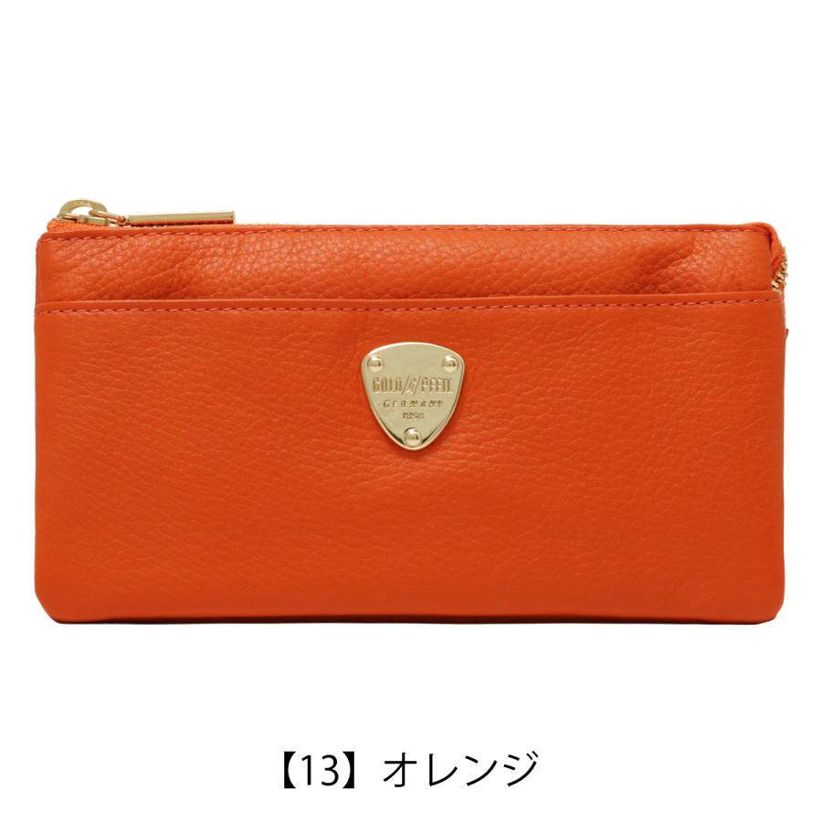 GOLD PFEIL ゴールドファイル 長財布 本革 レディース GP54613