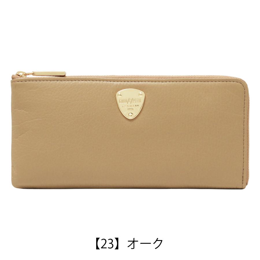 GOLD PFEIL（ゴールドファイル） 長財布 本革 L字ファスナー 薄型 薄い