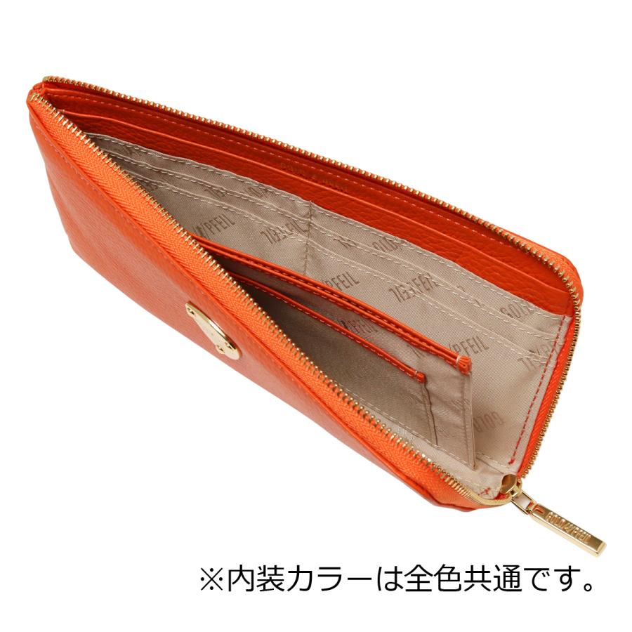 GOLD PFEIL（ゴールドファイル） 長財布 本革 L字ファスナー 薄型 薄い 