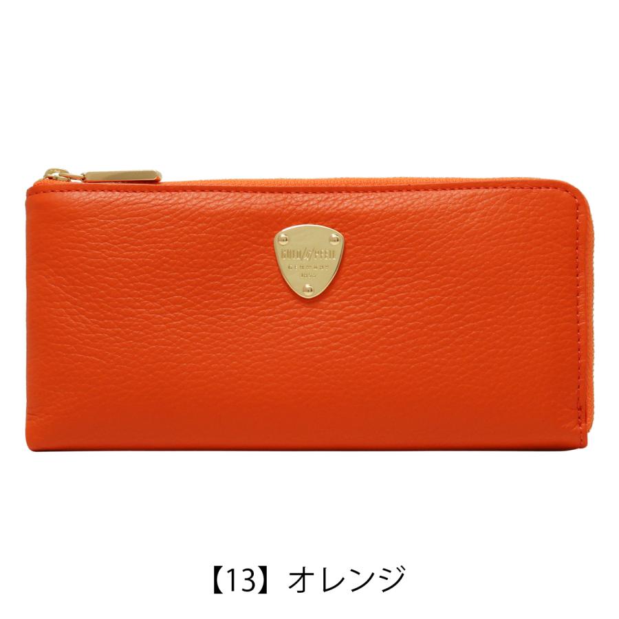 GOLD PFEIL（ゴールドファイル） 長財布 本革 L字ファスナー 薄型 薄い