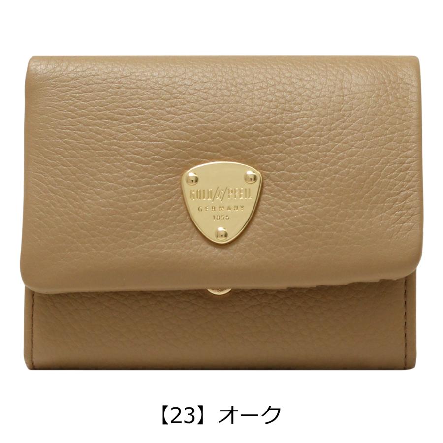 GOLD PFEIL（ゴールドファイル） 財布 二つ折り 本革 レディース