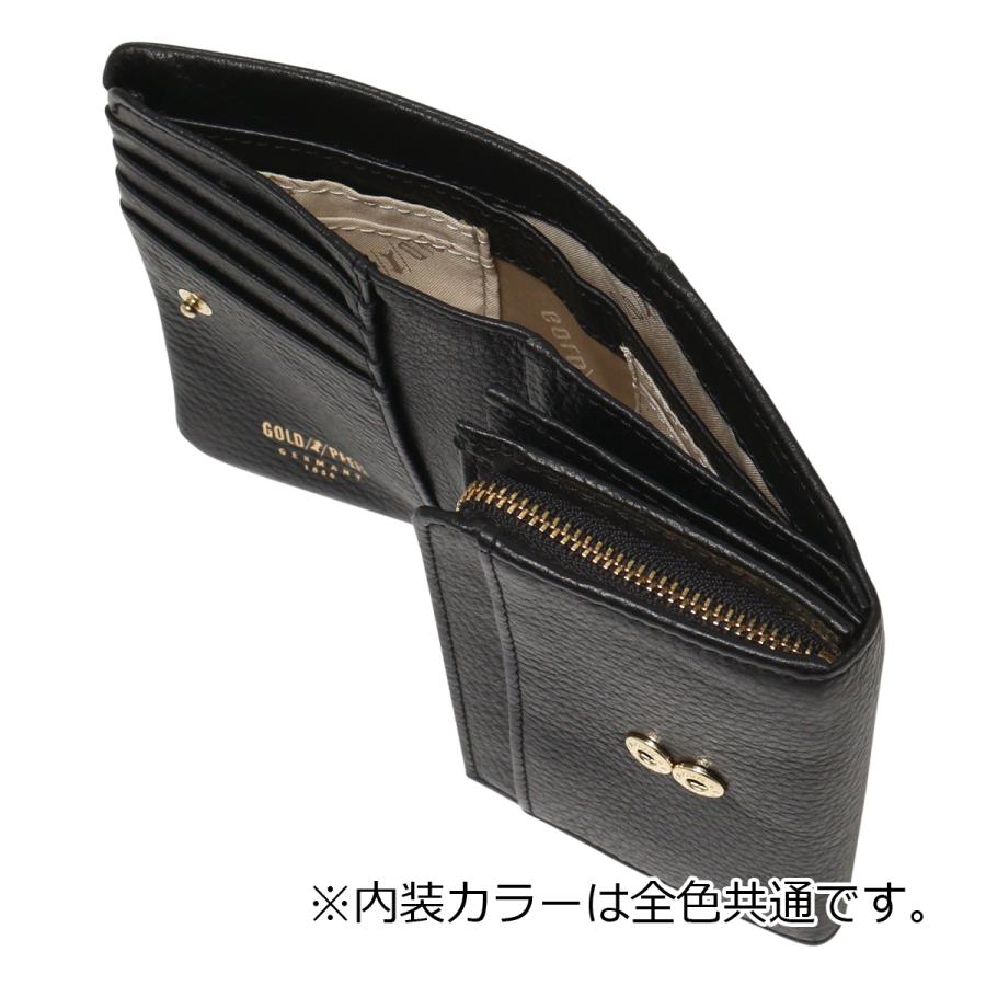 GOLD PFEIL（ゴールドファイル） 財布 二つ折り 本革 レディース