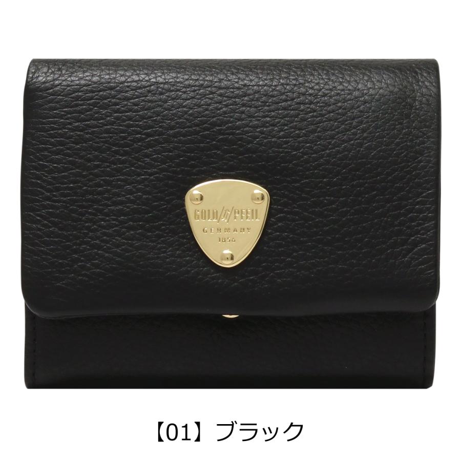 GOLD PFEIL（ゴールドファイル） 財布 二つ折り 本革 レディース