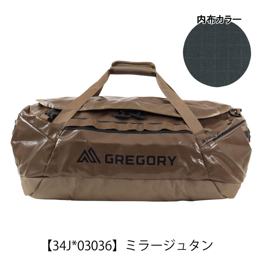 未使用品　ダッフルバッグ GREGORY（グレゴリー） アルパカ60 ダッフルバッグ 60L 2WAY メンズ