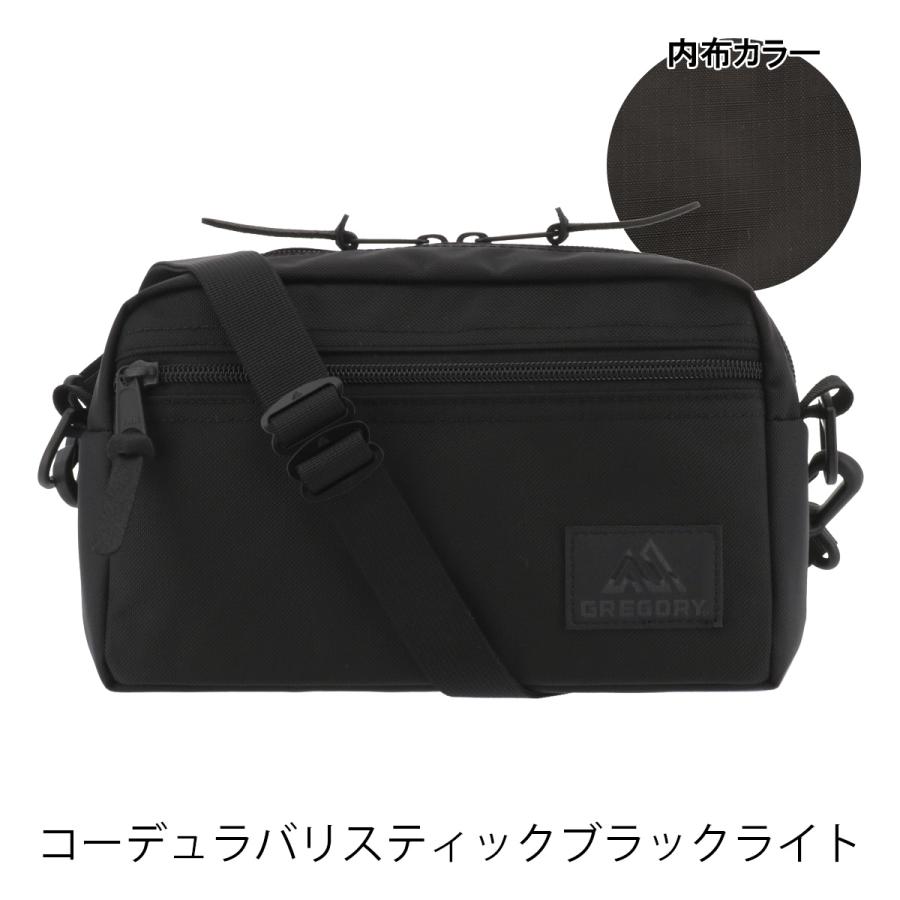 GREGORY ブラック ショルダーバッグ GREGORY（グレゴリー） ショルダーバッグ メンズ レディース 斜めがけ
