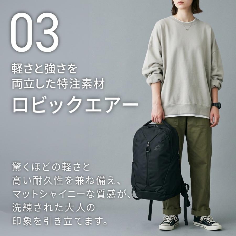 別注 グレゴリー リュック ルーヌ20 当社限定 A4 20L 15インチ RHUNE20 GREGORY デイパック リュックサック 軽量 カジュアル ビジネス 通勤 オールブラックの画像