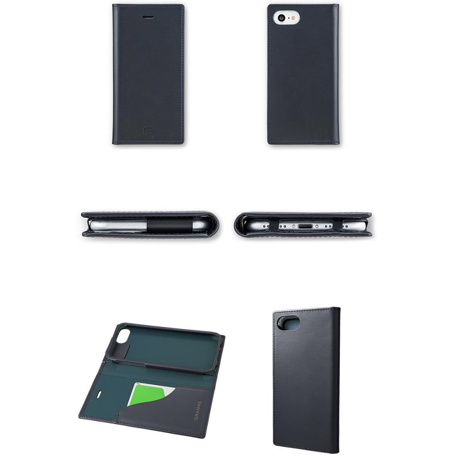 グラマス GRAMAS iPhone8 iPhone7 ケース GLC626 Full Leather Case　アイフォン スマホケース スマートフォン カバー フルレザー 本革 手帳型 カード収納｜sacsbar｜06