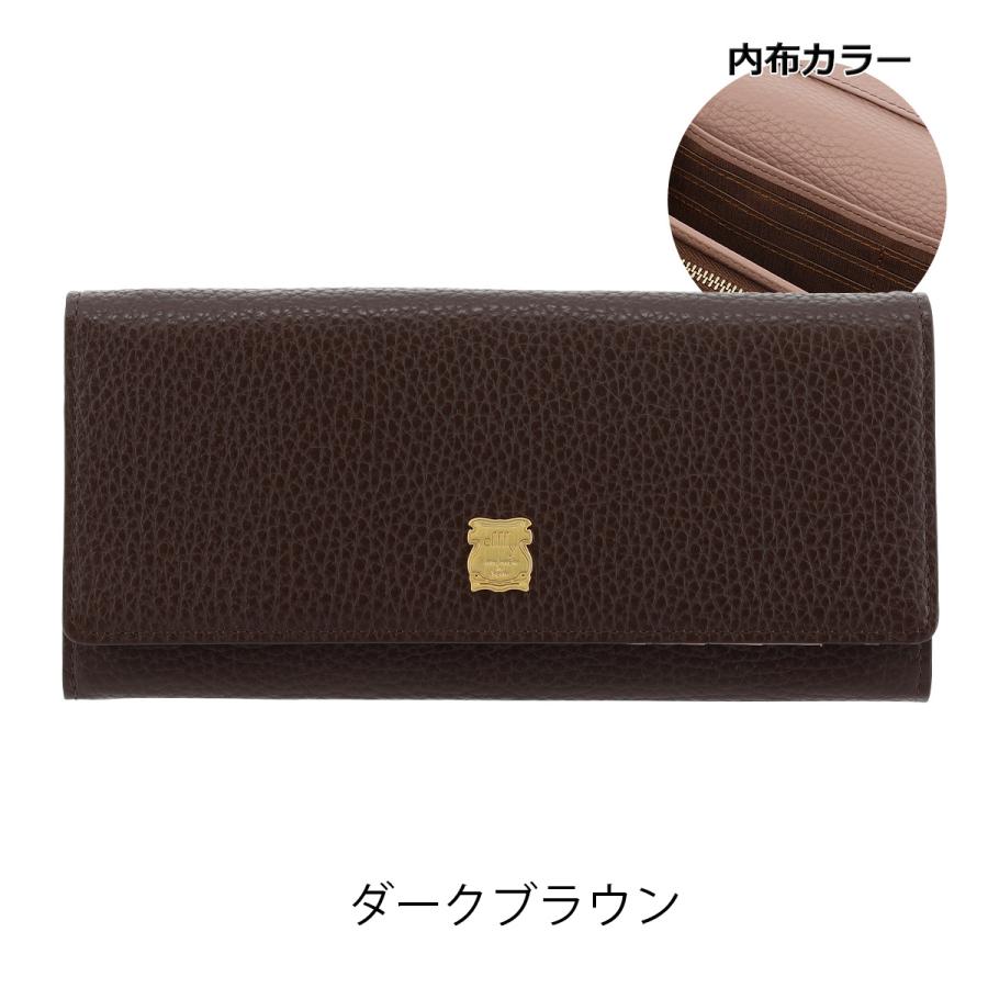 efffy（エフィー） 長財布 かぶせ 本革 レディースGV5-018 efffy