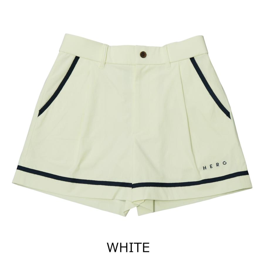 エルグワン ゴルフ ショートパンツ ゴルフパンツ レディース GW23PE55 HERG1 スポーツ UVカット 吸水速乾 WOMENS NYLON LINE SHORT PANTS_11