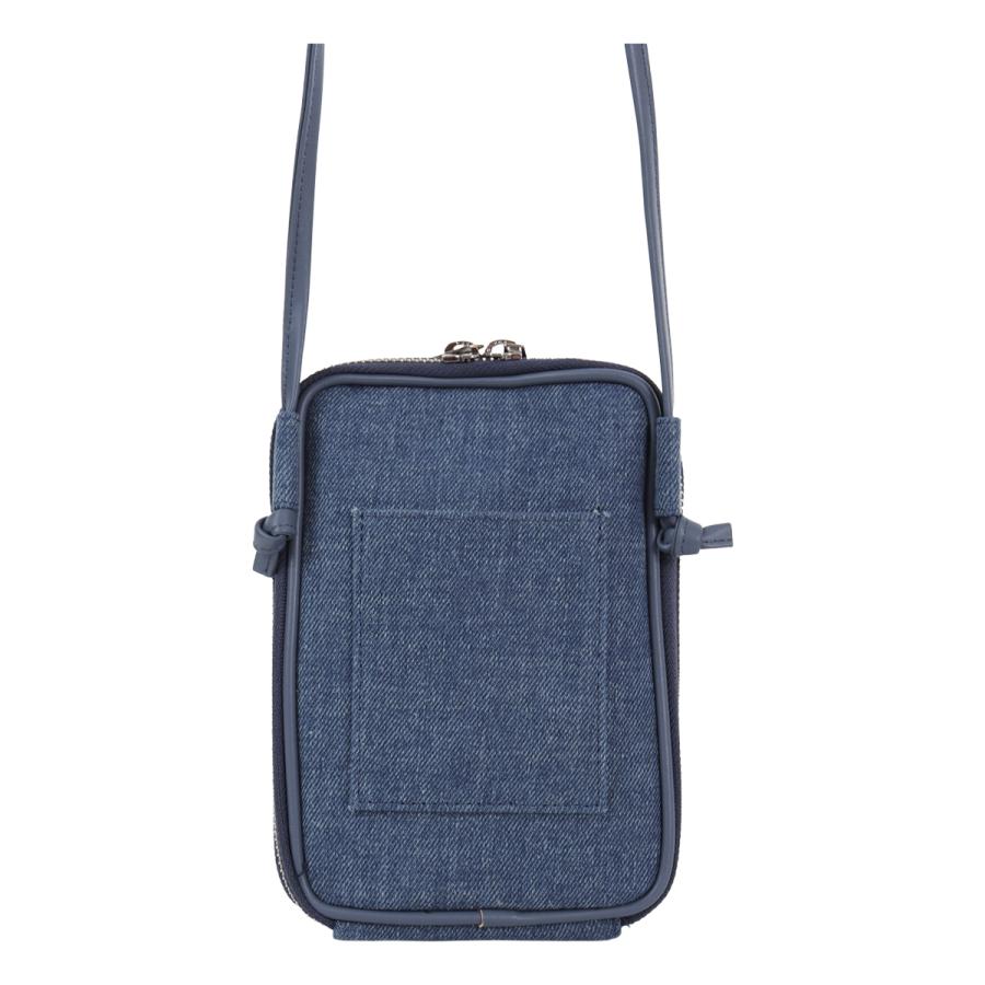GYDAミニショルダーBAG ブルー GYDA スマホショルダー ミニショルダー レディース ラインストーンロゴ