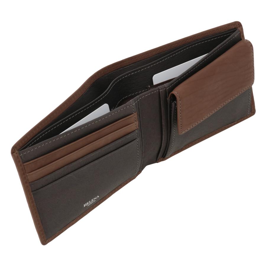 Helena（ヘレナ） 財布 二つ折り 二つ折り財布 ミニ財布 メンズ 0742
