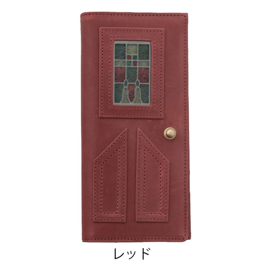 グラート かぶせ長財布 財布 長財布 ロングウォレット ステンドグラス