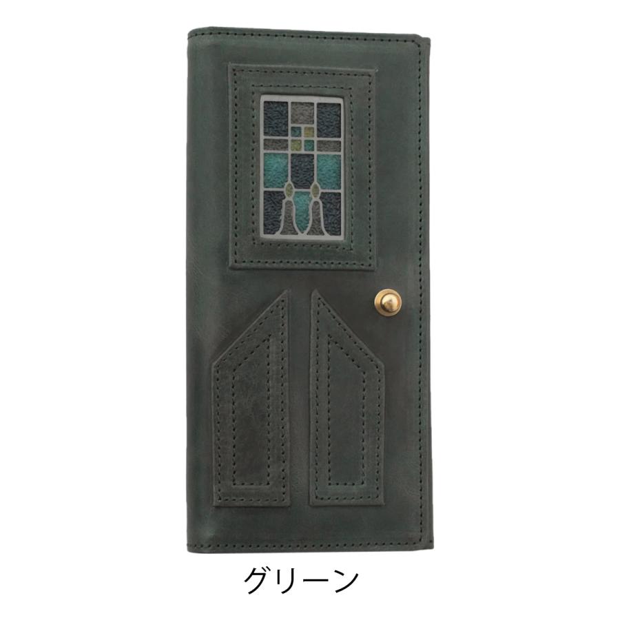 グラート かぶせ長財布 財布 長財布 ロングウォレット ステンドグラス
