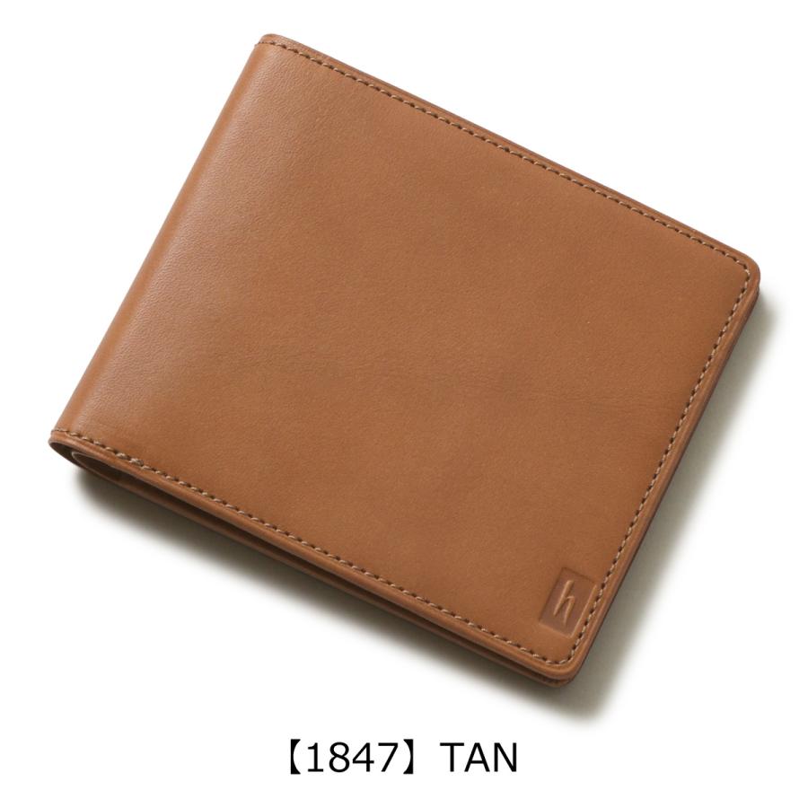 Hartmann ハートマン 財布 札入れ 二つ折り 極薄 薄い 本革 メンズ