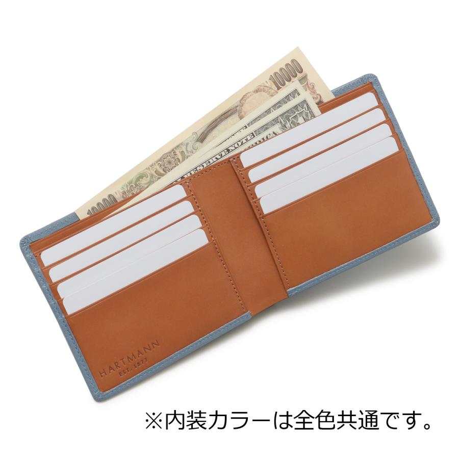 Hartmann ハートマン 財布 札入れ 二つ折り 極薄 薄い 本革 日本製