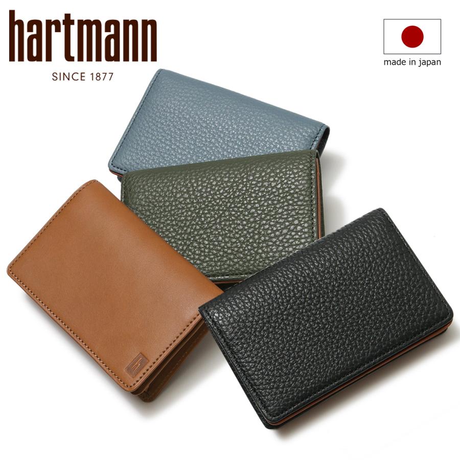 Hartmann ハートマン 名刺入れ 本革 メンズ 日本製 142686 Hartmann ハートマン 名刺入れ 本革 メンズ 日本製 142686