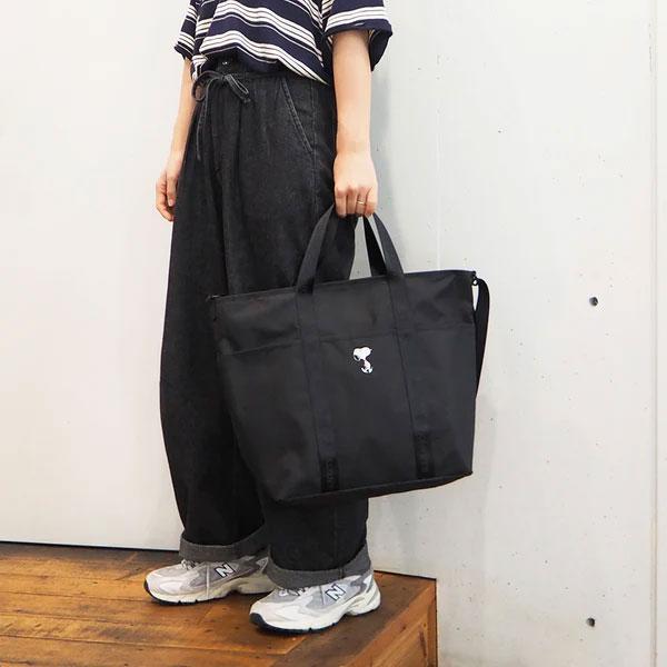 スヌーピー ピーナッツ トートバッグ ショルダーバッグ A4 2WAY メンズ