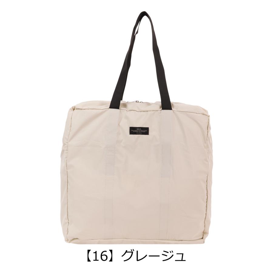 ソレイユ ボストンバッグ パッカブル 撥水 19L 軽量 ダブルファスナー