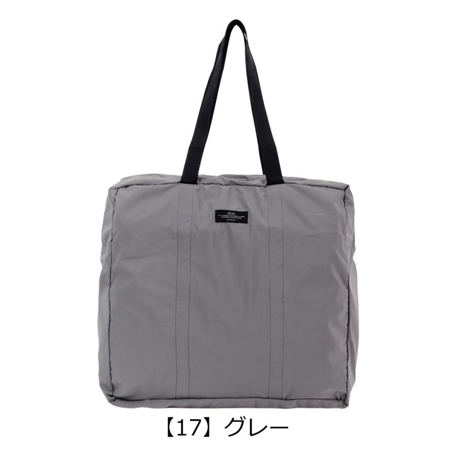 ソレイユ ボストンバッグ パッカブル 撥水 19L 軽量 ダブルファスナー