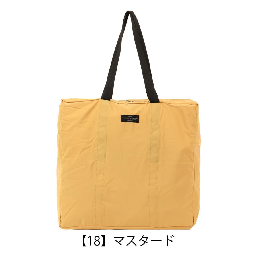 ソレイユ ボストンバッグ パッカブル 撥水 19L 軽量 ダブルファスナー