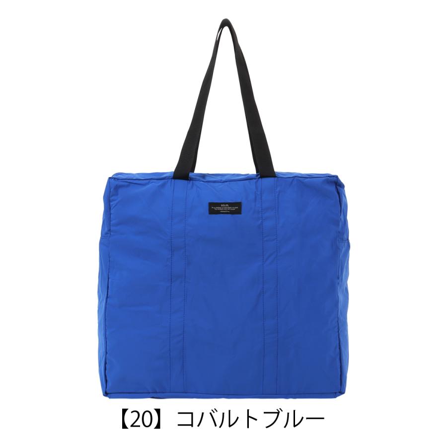 ソレイユ ボストンバッグ パッカブル 撥水 19L 軽量 ダブルファスナー