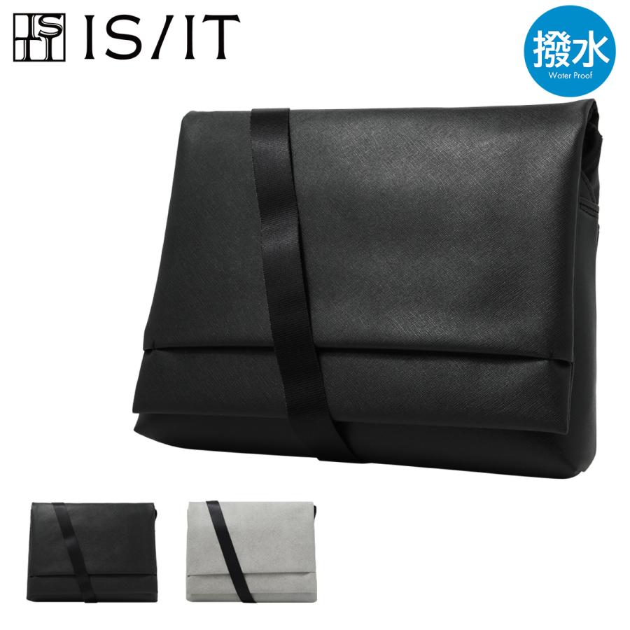 イズイット クラッチバッグ ショルダーバッグ 2way セレモニー メンズ Is It Isit 撥水 抗菌 防臭 マスクポケット付き セール特価品