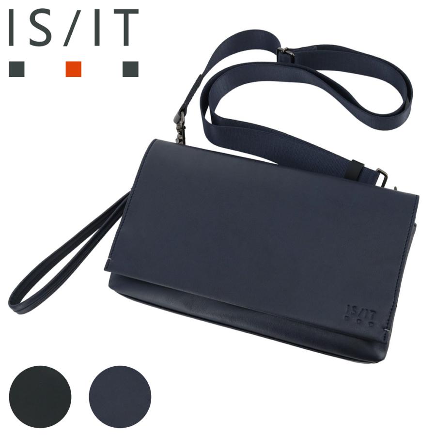 IS/IT（イズイット） クラッチバッグ ショルダーバッグ 2WAY メンズ