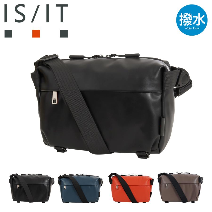イズイット ショルダーバッグ スリング 横型 肩掛け マチ幅調整 斜め掛け メンズ レディース  957151 スカイ ISIT IS/IT 撥水 回転バックル クラッチバッグ ボディバッグ カジュアル お出掛け 軽量 IS/IT（イズイット） ショルダーバッグ スリング 横型 肩掛け マチ幅