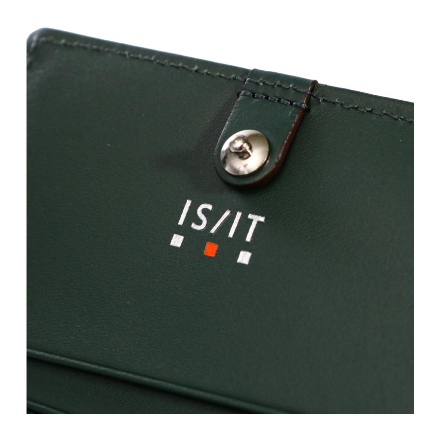 IS/IT（イズイット） 二つ折り財布 ミニ財布 本革 メンズ レディース