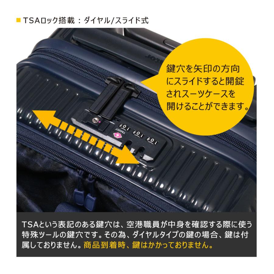 innovator（イノベーター） スーツケース 21L 47cm 3kg TSAロック搭載