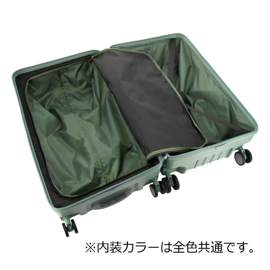 Innovator ダークグリーン キャリーカート 4輪 innovator（イノベーター） スーツケース CARRY WAGON IW66 軽量 75L